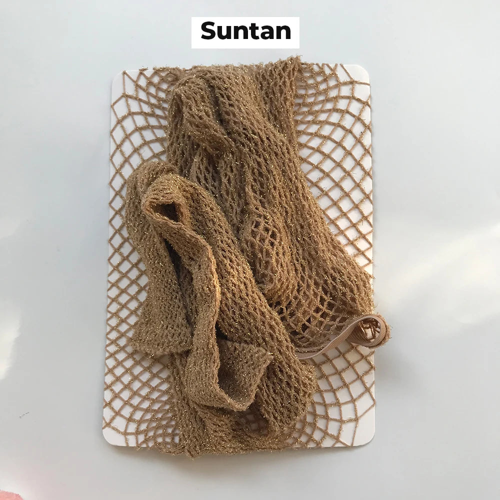 Pretty Mas V-Cut Glitter Fishnets