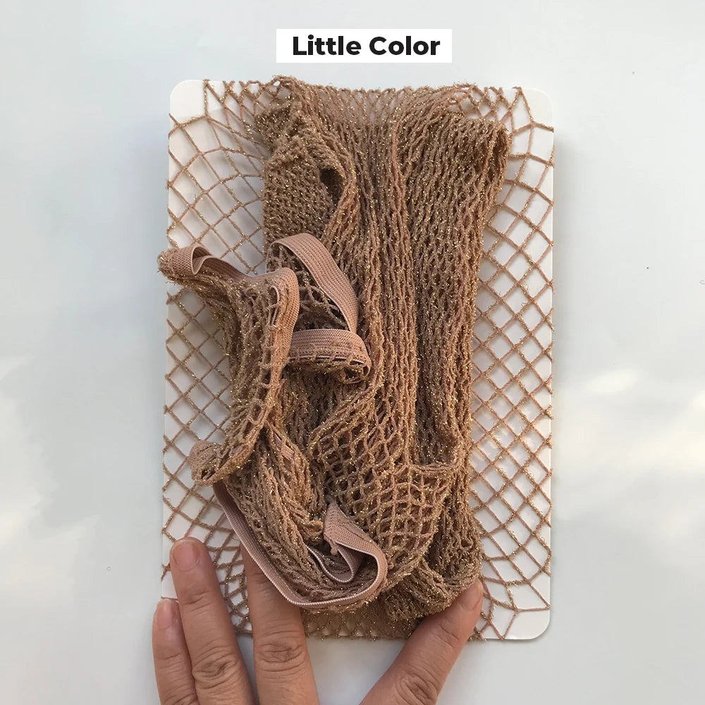 Pretty Mas V-Cut Glitter Fishnets
