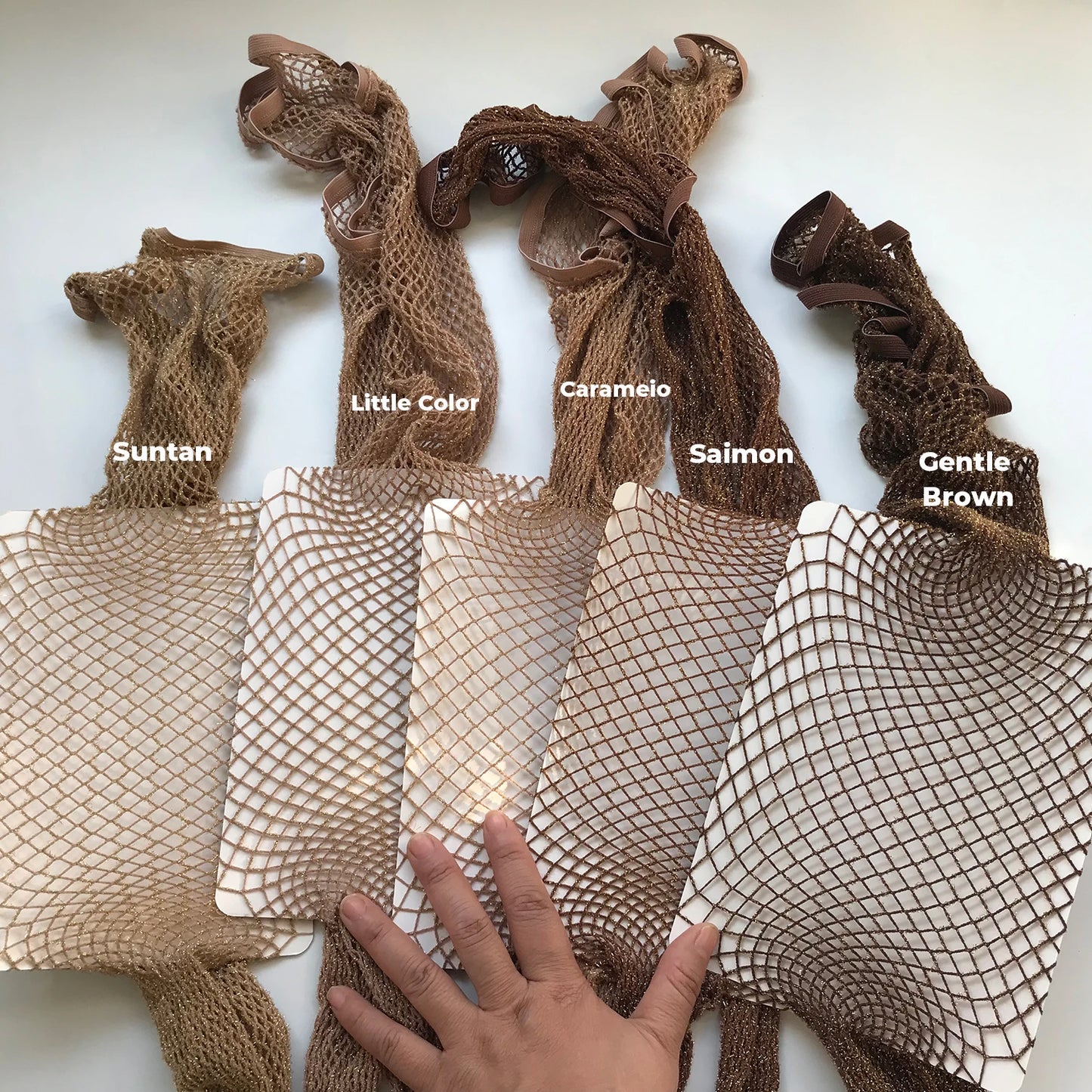Pretty Mas V-Cut Glitter Fishnets