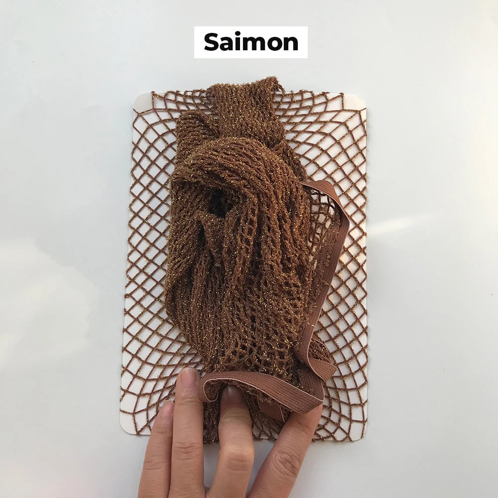 Pretty Mas V-Cut Glitter Fishnets